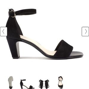 Gabor Samtchevreau Suede Heel Size 9.5us Or Uk 7